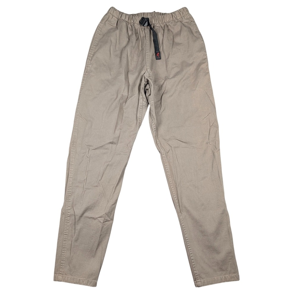 Gramicci Climbing Pants Mens Small Khaki Tan Cotton Belted Made in USA Vintage